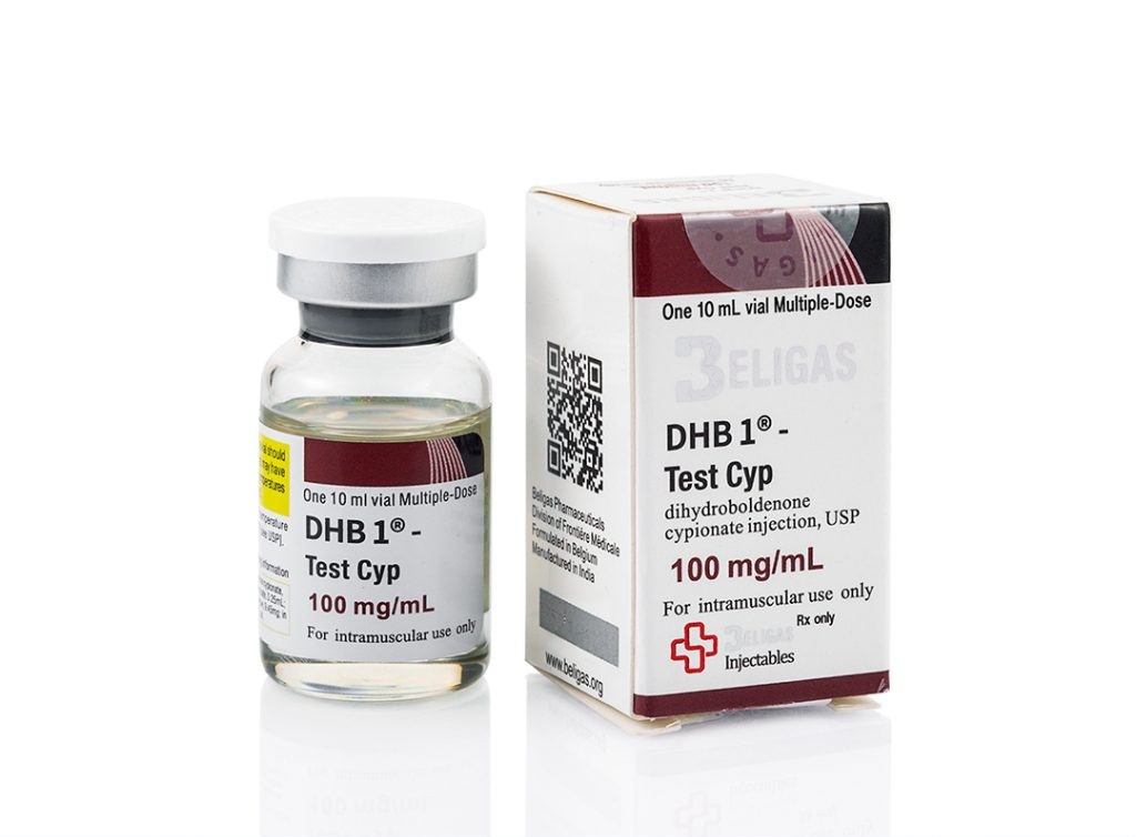 INJ-DHB100-10M-DHB1-Test-Cyp-100mg-1024x887-1 Dihydroboldenone Cypionate, 100mg (1 vial) - Image 1